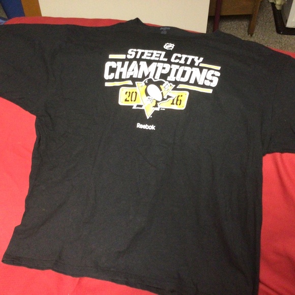 NHL PITTSBURGH Penguins championship tshirt - Picture 1 of 3